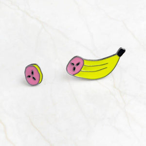 Bananas Enamel Pin