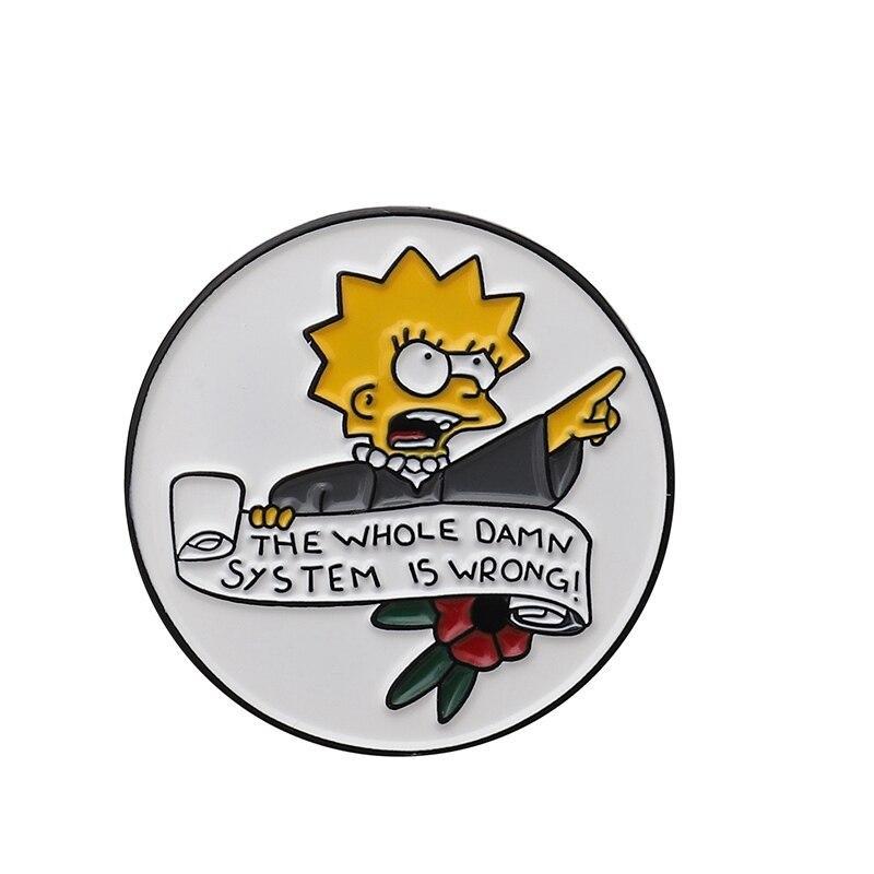 The Simpsons Enamel Pin