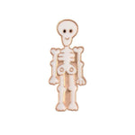 Skeleton Enamel Pin