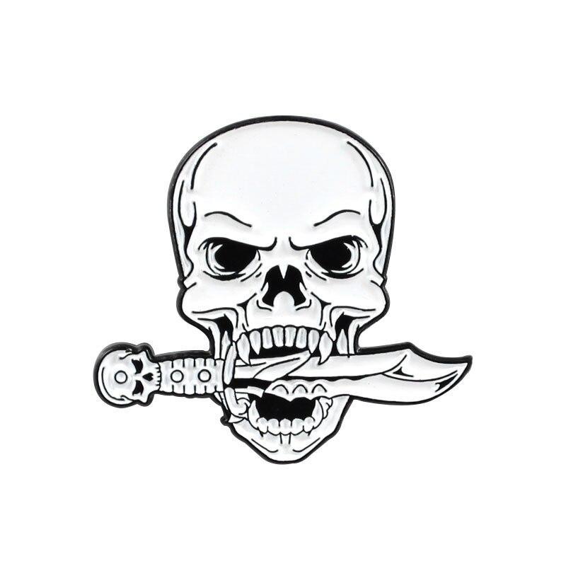 Skull Death Enamel Pin