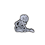 Skull Head Enamel Pin