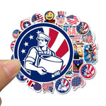 USA PVC Stickers