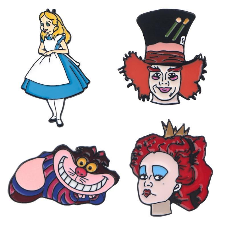 Alice in Wonderland Enamel Pin