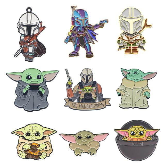 Baby Yoda Pins SET 5pcs