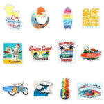 Surfing Summer Stickers