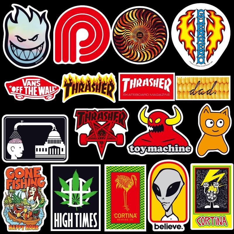 Skateboard Fashion Stickers