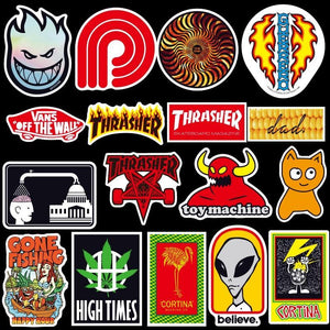 Skateboard Fashion Stickers