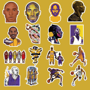 Superstar Basketball Stickers