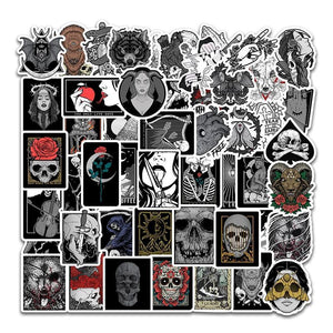 Skull Love Stickers