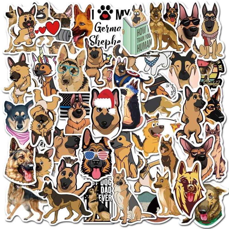 German Shepherd Dog Stickers