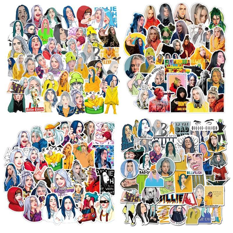 4 Styles NEW Billie Eilish Stickers