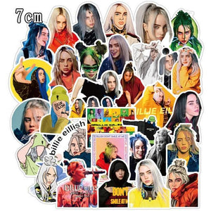 4 Styles NEW Billie Eilish Stickers