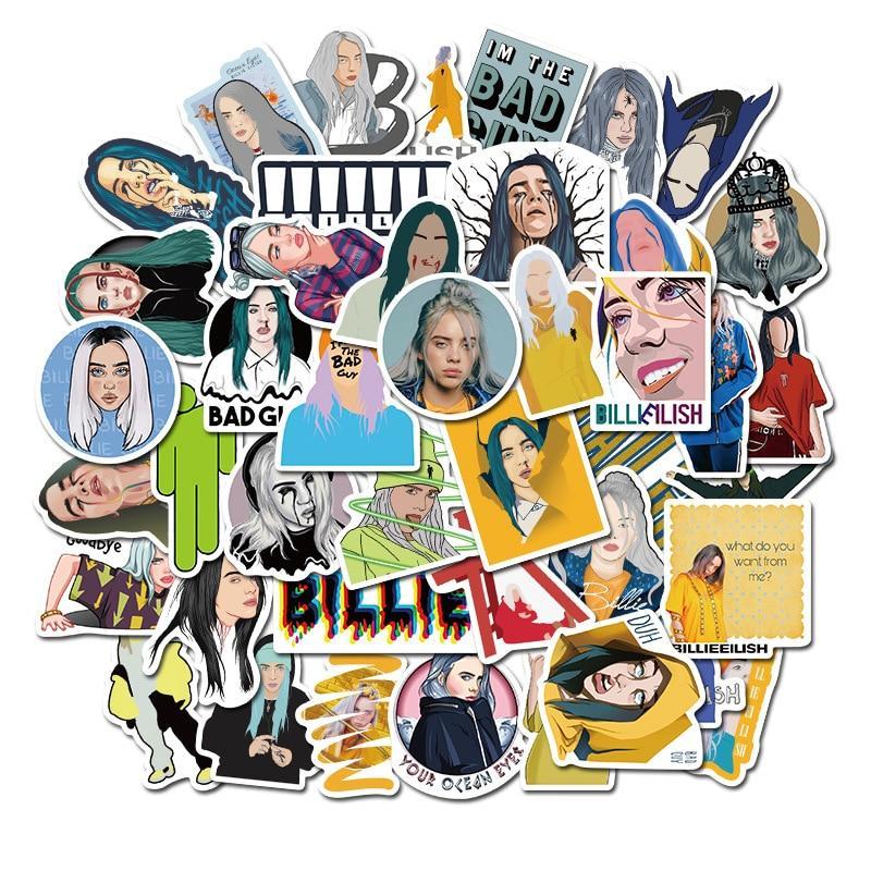 4 Styles NEW Billie Eilish Stickers