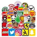 Fashion Brand Logo Stickers