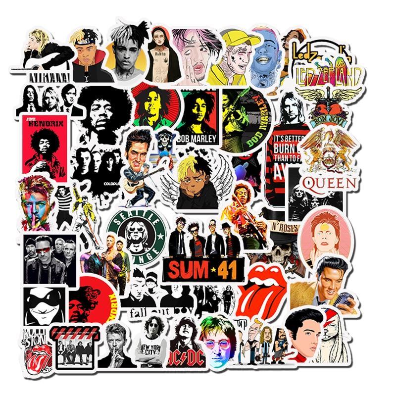 Punk Music Band Stickers