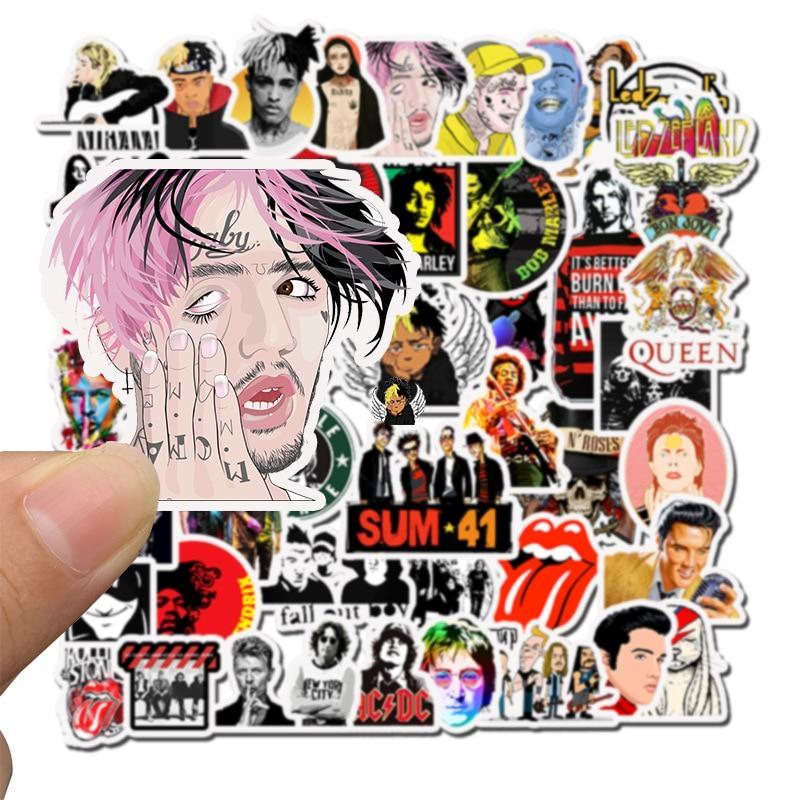 Punk Music Band Stickers