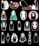 No Face Anime Stickers