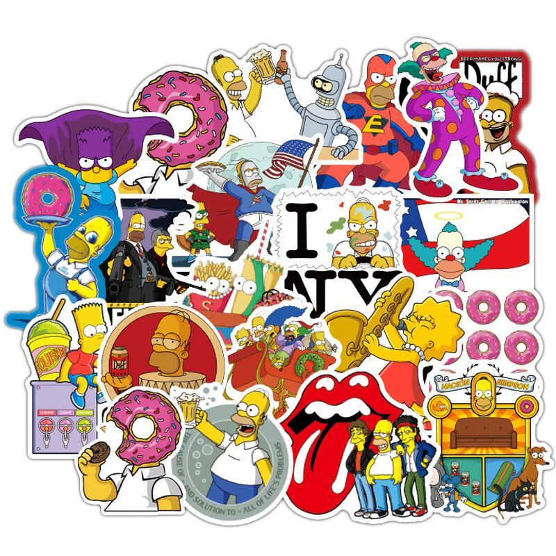 The Simpsons Graffiti Stickers