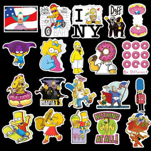 The Simpsons Graffiti Stickers