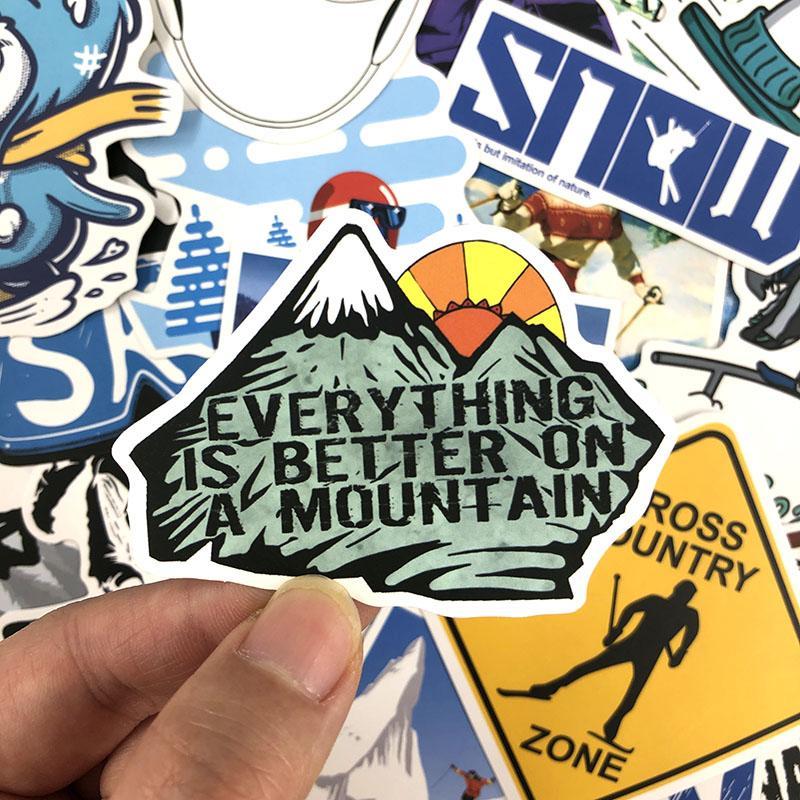 Skiing Snow Stickers