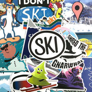 Skiing Snow Stickers