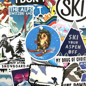 Skiing Snow Stickers