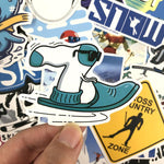 Skiing Snow Stickers