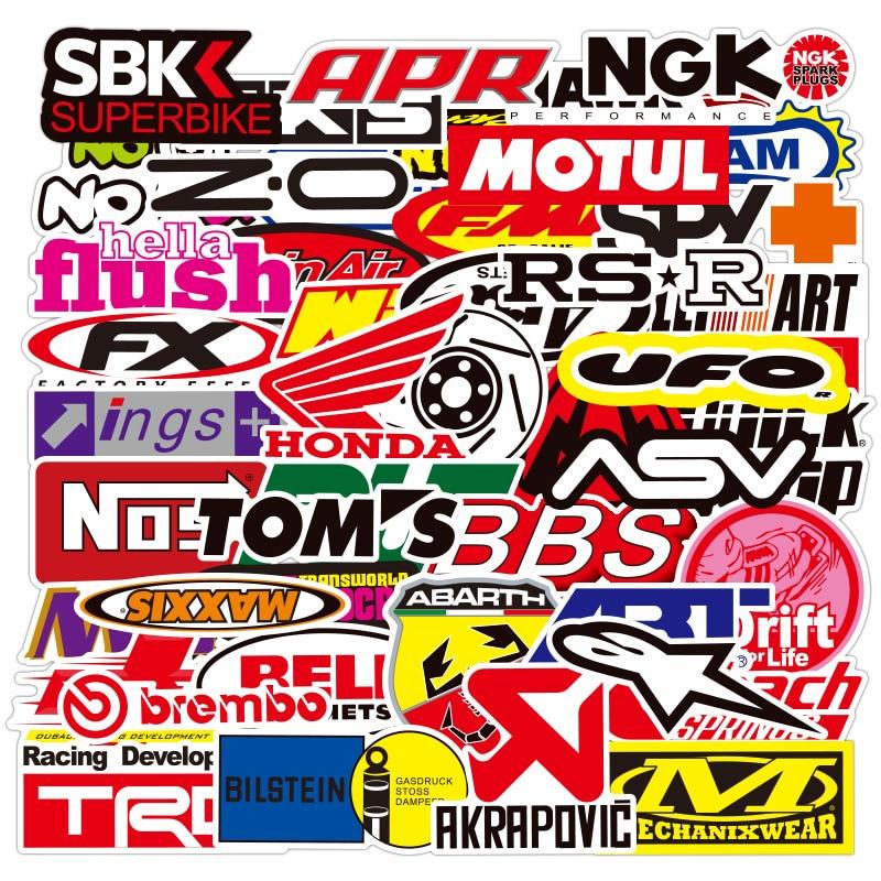 Racing Motorcycle Logo Stickers