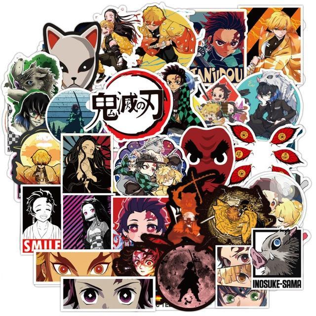 Demon Slayer Kimetsu No Yaiba Anime Stickers