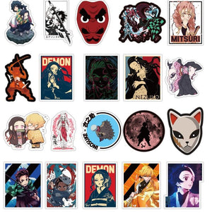 Demon Slayer Kimetsu No Yaiba Anime Stickers