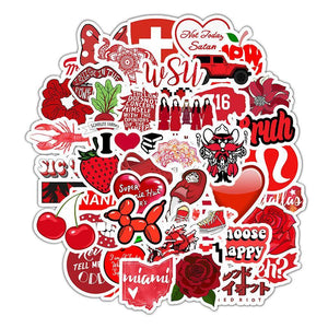 VSCO Red Love Stickers