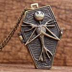 Jack Skellington Coffin Pocket Watch