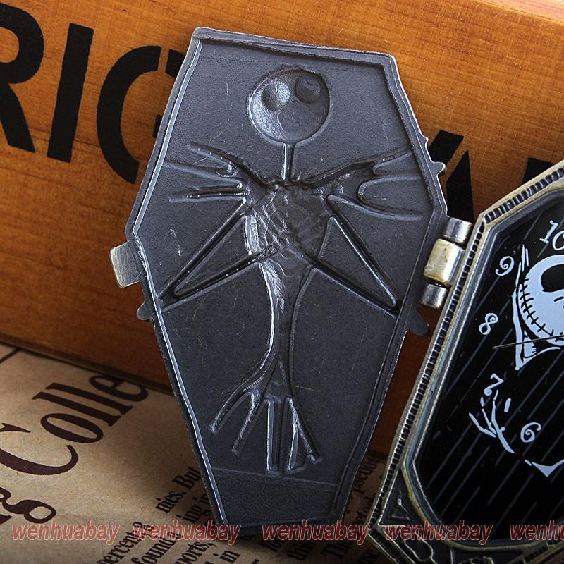 Jack Skellington Coffin Pocket Watch