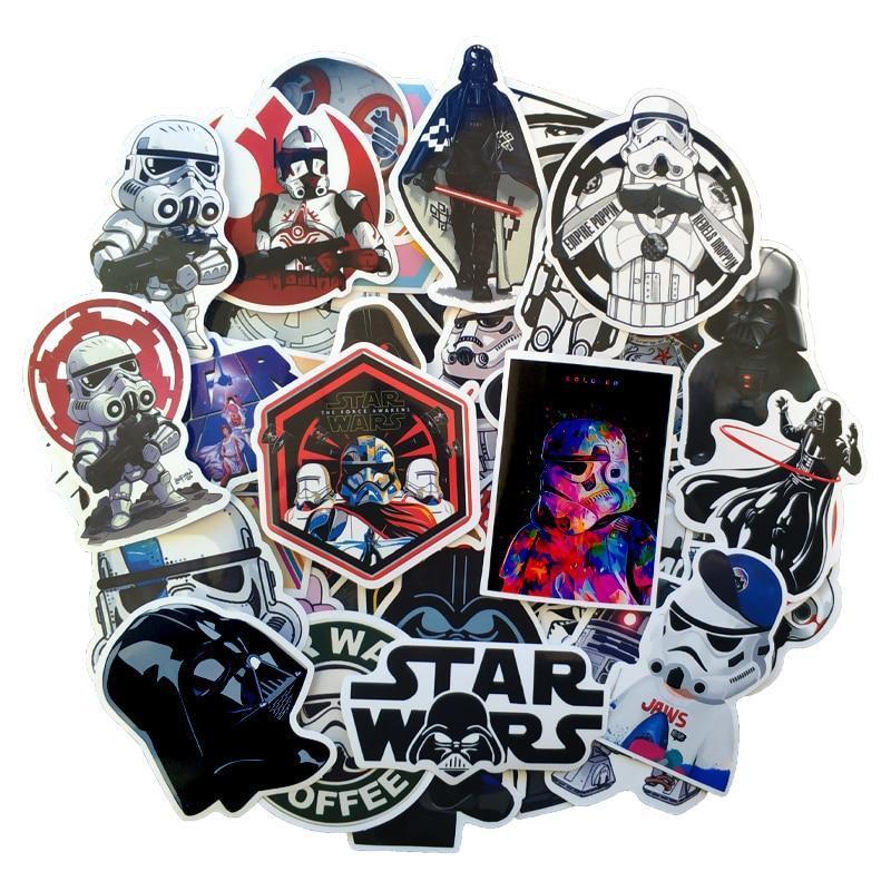 Star Wars Planet Stickers