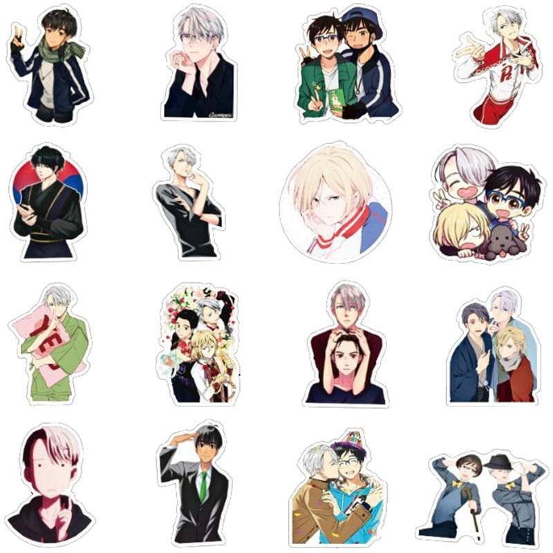 YURI!!! On ICE Anime Stickers