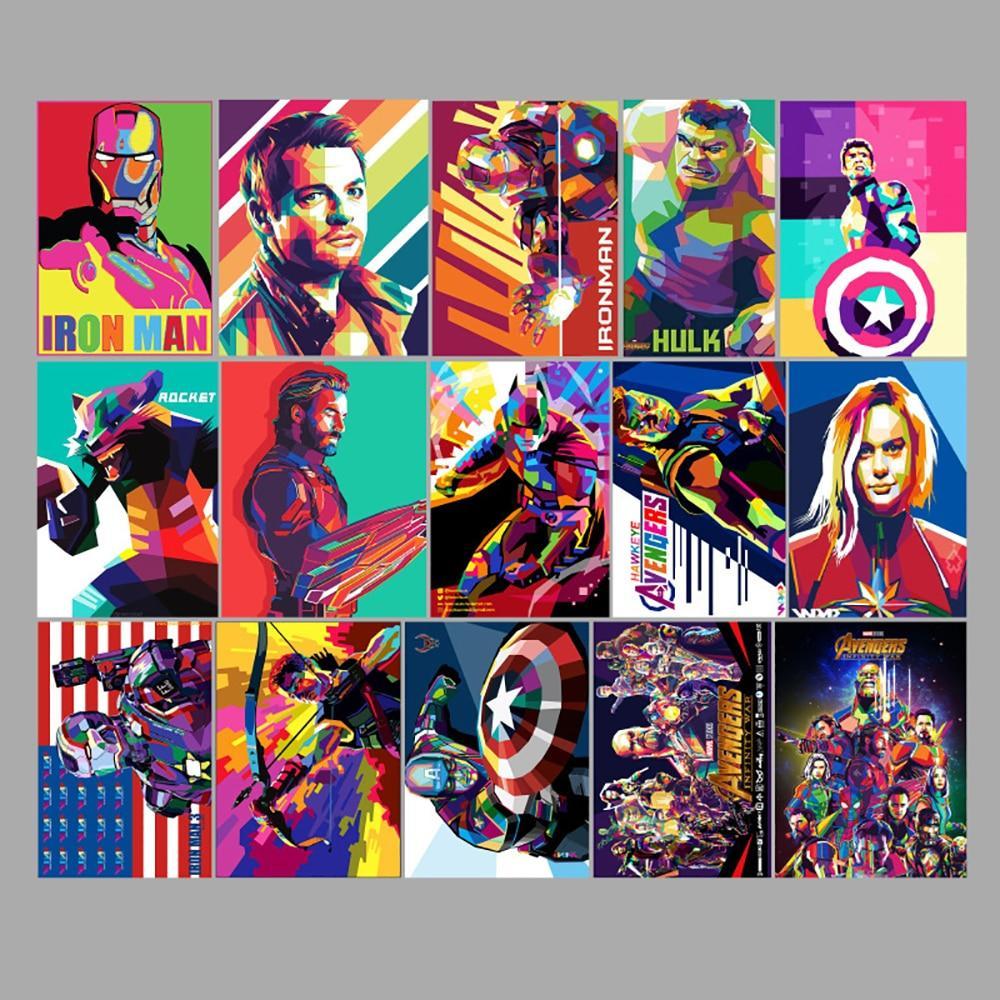 The Avengers Colorful Stickers