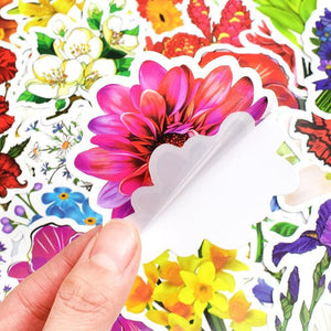 Summer Flowers Stickers