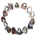 Star Wars Porg Bird Stickers