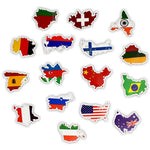 Flags National Stickers