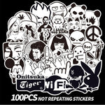 Black And White Imitating Stickers