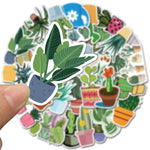 Cactus Potted Plants Stickers