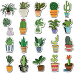 Cactus Potted Plants Stickers