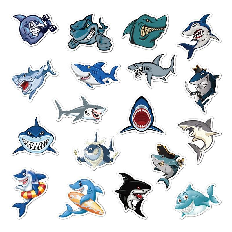 Shark Undersea Stickers