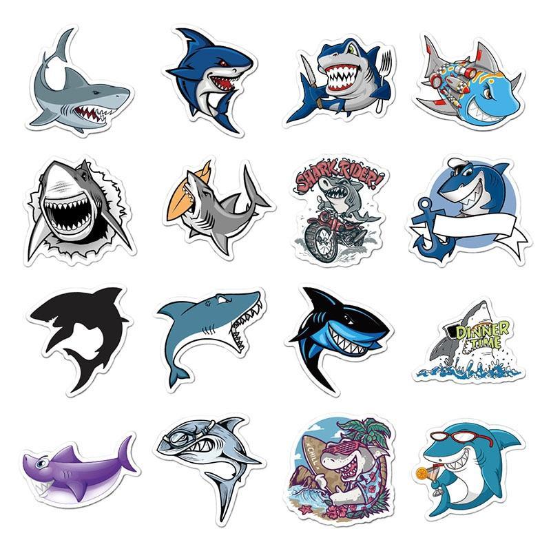 Shark Undersea Stickers