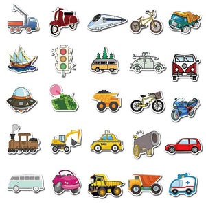 Car Transportation Stickers