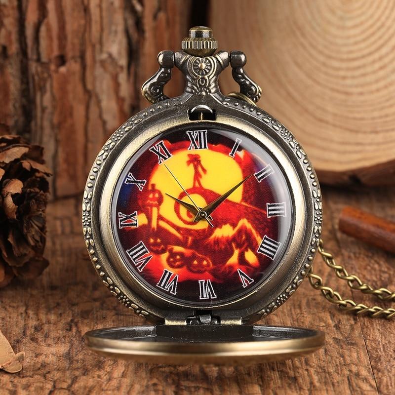 Jack Skellington Halloween Pocket Watch