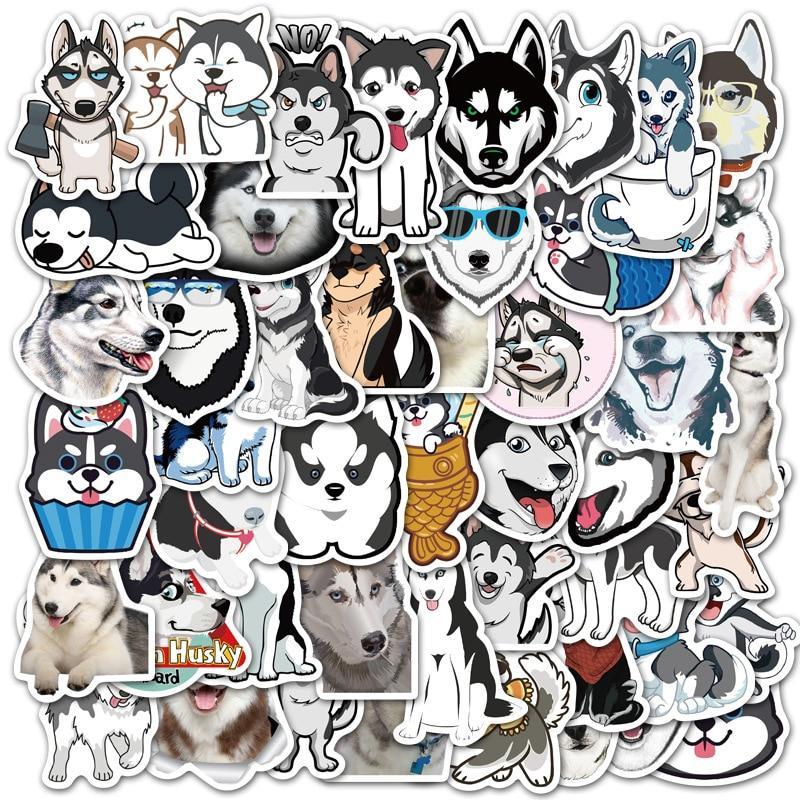 Husky Love Stickers