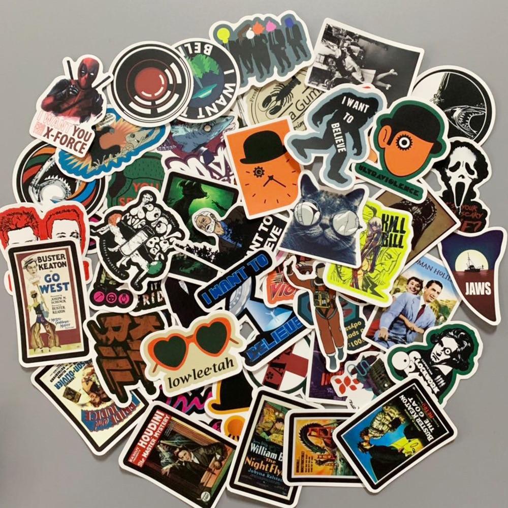 Classic Movie Film Collection Stickers