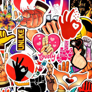 Gesture Graffiti Stickers