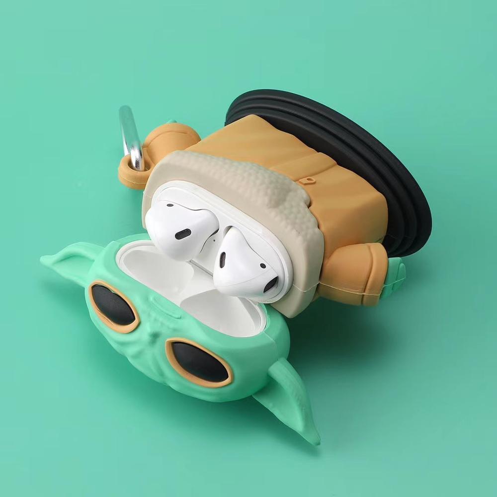 Baby Yoda 3D Airpods Case